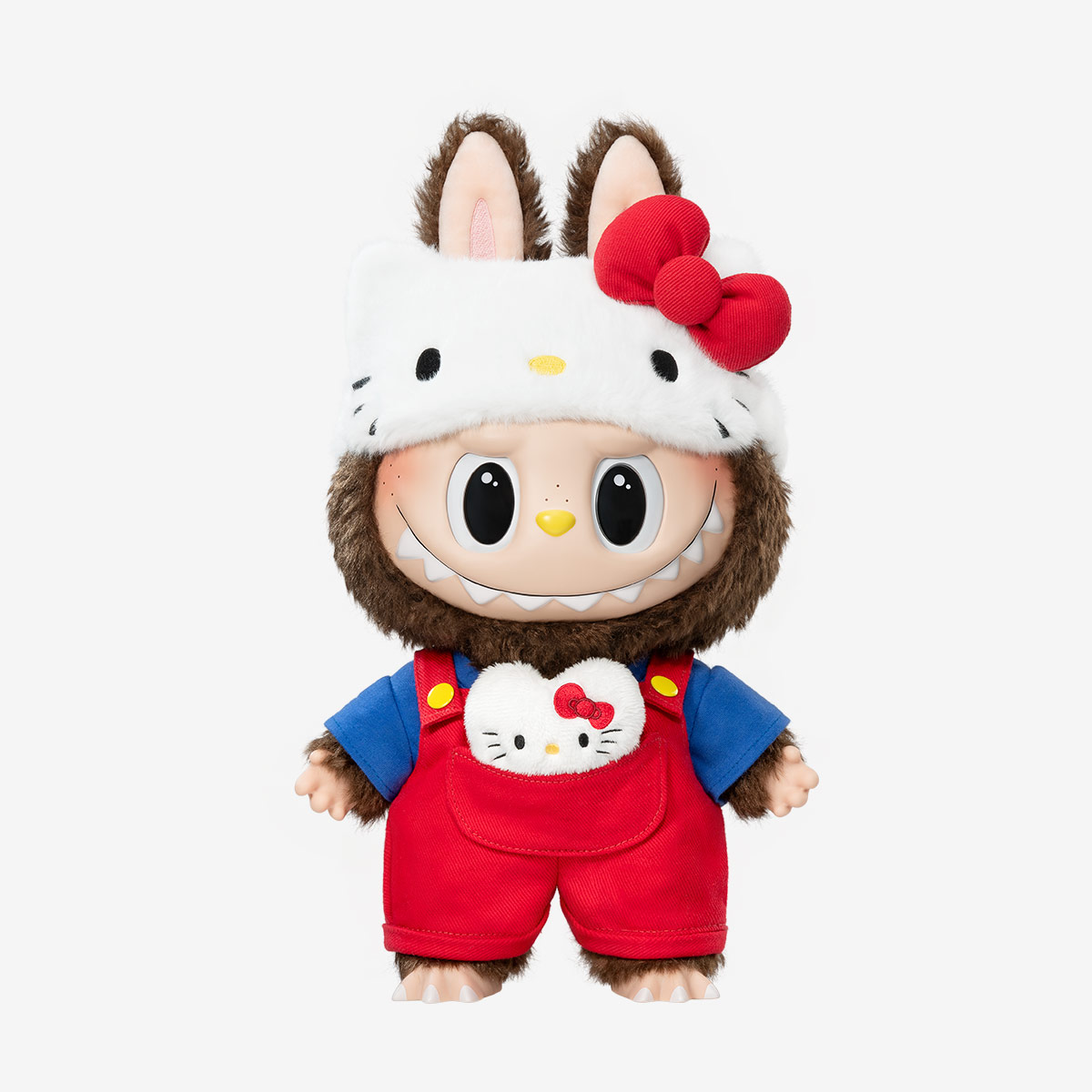 Labubu Doll x Hello Kitty Vinyl Plush